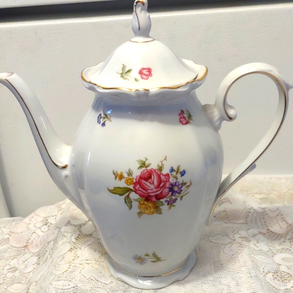Vintage Haviland Porcelain Tea-Coffee Pot, Bavaria, PRISTINE Condition